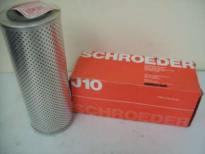 New schroeder 10 micron filter element J10 in box