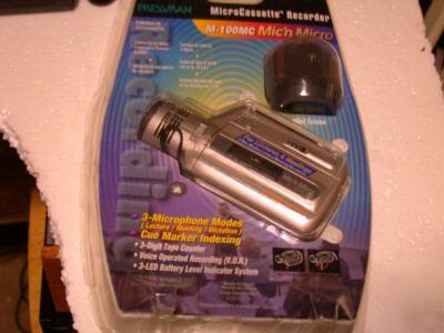 New sony microcassette recorder mc-100 mc 100