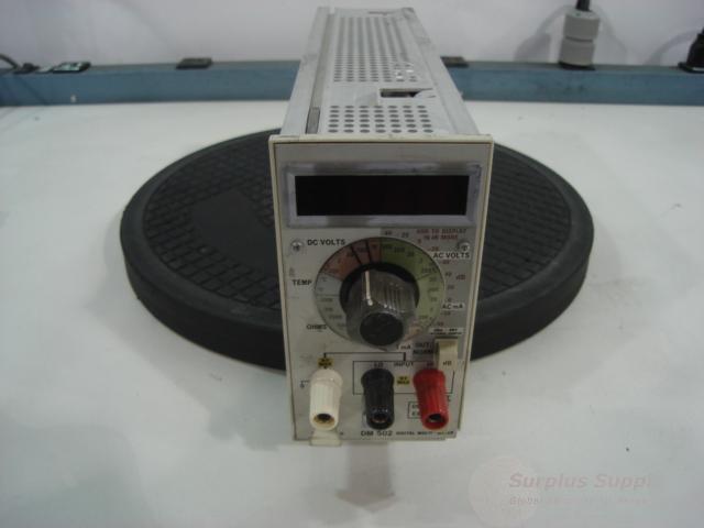 Tektronix DM502 dm 502 digital multimeter plug-in