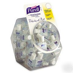 Purell instant hand sanitizer display bowl + 60 bottles
