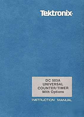 Tek DC503A svc/ops manual in dual resolutions w/txtsrch