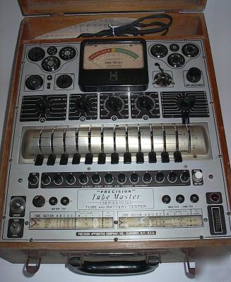 Vintage tube tester model 10-12 by precision appartus