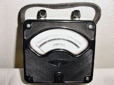 Vintage bakelite westinghouse amp current meter tester 