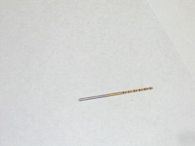 1.67 mm metric tin coated drill bits cobalt 1/16