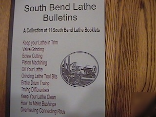 11 south bend lathe bulletins -lathe mill