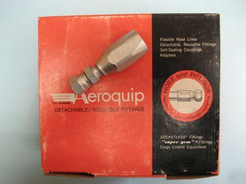 Aeroquip 4721-6-6S hydraulic fitting 3/8