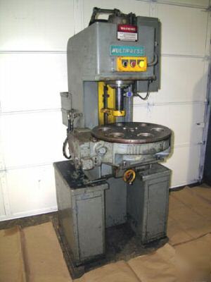 6 ton, denison, rotary table, punch hydraulic press
