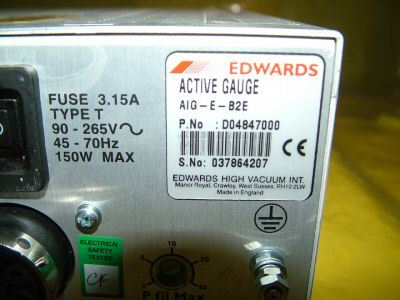 Edwards ion gauge controller active gauge D04847000