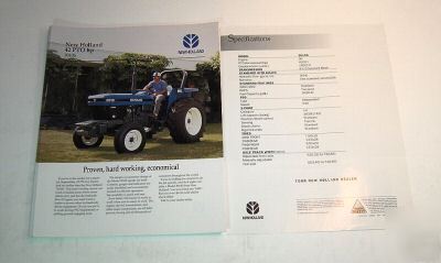 New 50 2-page new holland 3010S w/ 42PTO hp - brochures