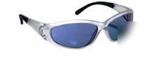 New aosafety XF303 blue mirror lens safety glasses - 