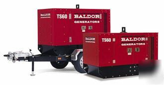 New baldor TS25T towable diesel generator with trailer 