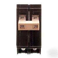 New cutler hammer CH220 20 amp two pole circuit breaker 