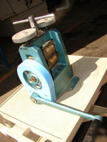 Vigor jewllers rolling mill roll rolls gear machine