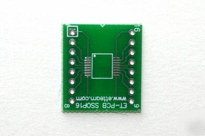 Mr-SSOP16-dip smt smd dip adapter basic stamp pic atmel