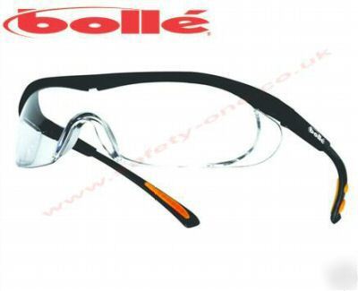 Bolle targa sports style safety glasses - black frame