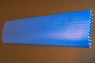 Discharge hose, pvc layflat - 1-1/2 x 150 feet (blue)
