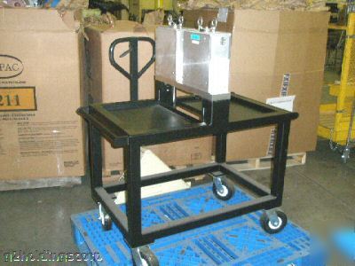 New gas assisted injection mold cart for die bonding