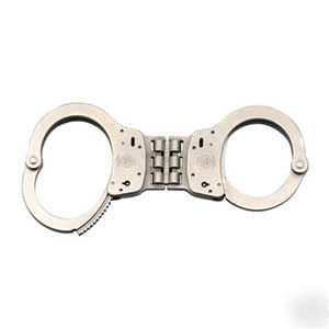 New smith & wesson - hinged nickel handcuff 