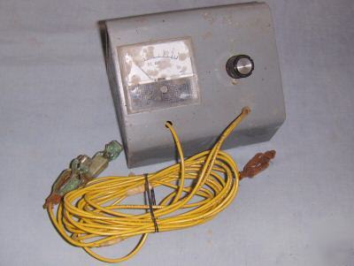 Shurite 0-5 dc amperes electroplating tank meter #12