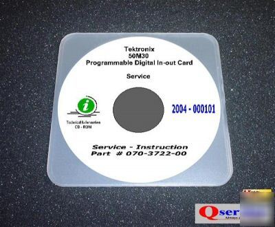 Tektronix tek 50M30 plug-in service manual cd