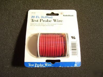 Test probe wire 20 gauge rated 1000VOLTS red