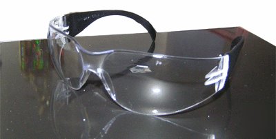 1 dozen of zenon 12 safety glasses work black/clear