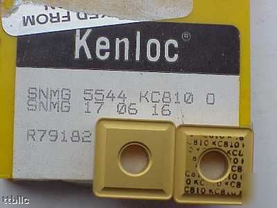 10PC snmg 5544 KC810 kennametal metcut drilling insert