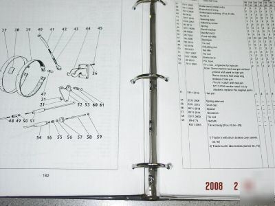 1996 zetor, tractor, parts manual unified range 1