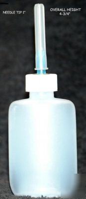 Acrylic plexiglass lexan hypo applicator for solvent