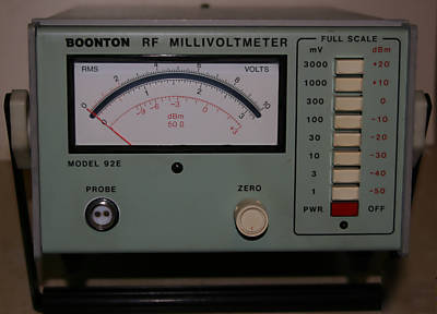 Boonton 92E rf millivoltmeter meter