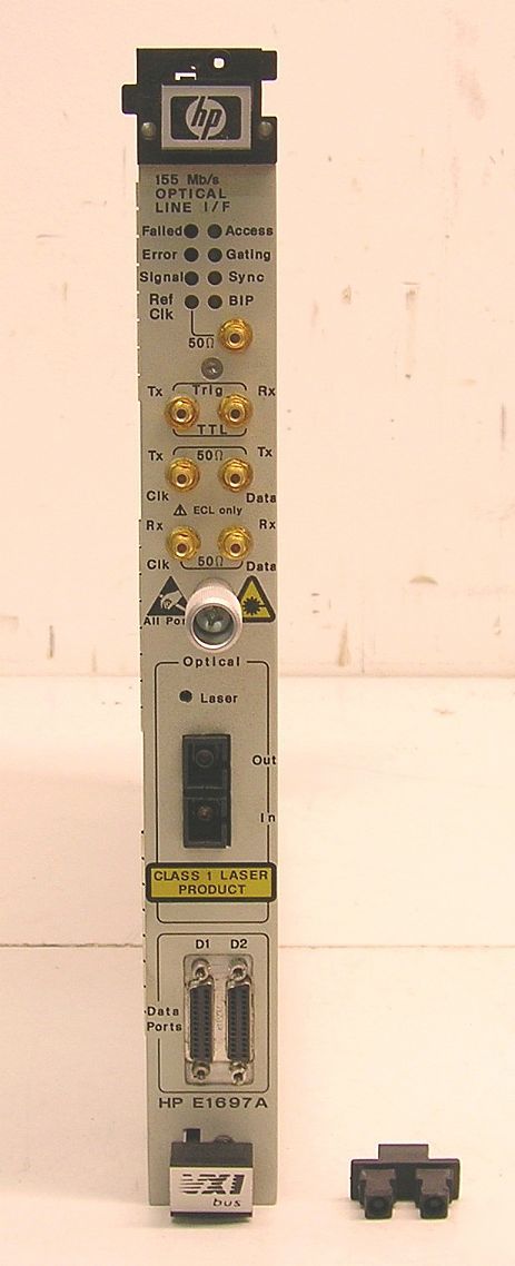 Hp agilent E1697A 155 mb/s optical line interface vxi