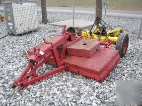7: woods C80 pull type rotary mower for tractors