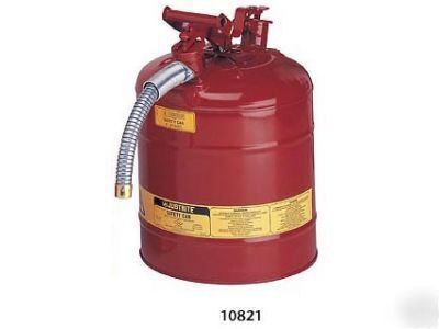 Justrite 5 gallon type 2 safety gas can