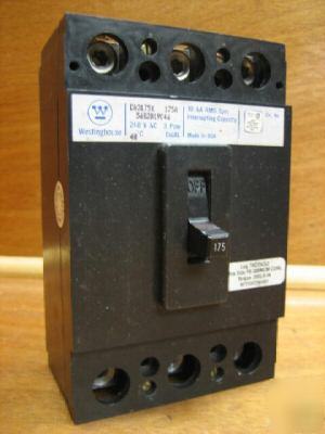 Westinghouse circuit breaker CA3175X 175AMP a 175A 175