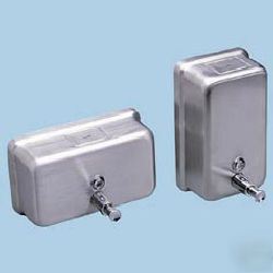 Horizontal 40 oz liquid metal soap dispenser imp 4020 