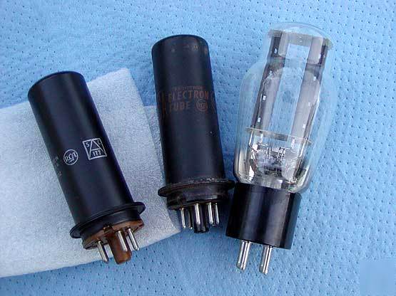 2 rca 6L6 power tubes & 1 cei 5Z3 rectifier tubes(1460)