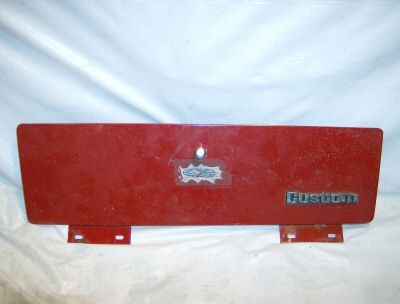 73-79 ford F100 F150 F250 F350 glove box door red