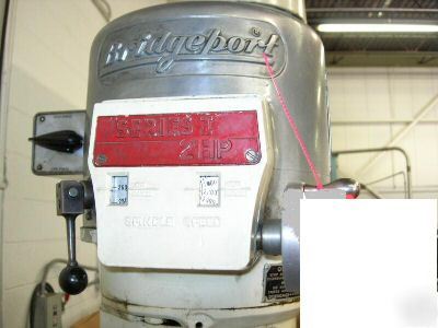 Bridgeport 2HP mill milling machine vari speed