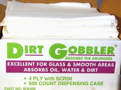 Dirt gobbler scrimtowel-nylon reinforced shop towel/rag