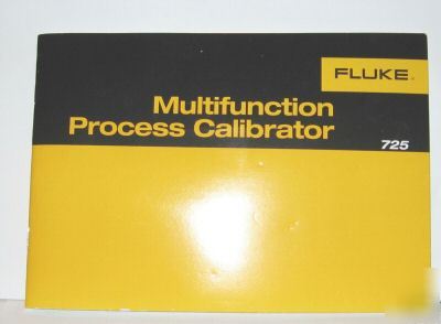 Fluke multi process calibratior 725 portuguese manual