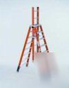 Werner E7410 fiberglass extension trestle ladder