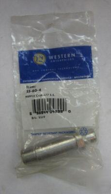 Western ss-60-4 nipple-CGA677 3/8NPTMX3