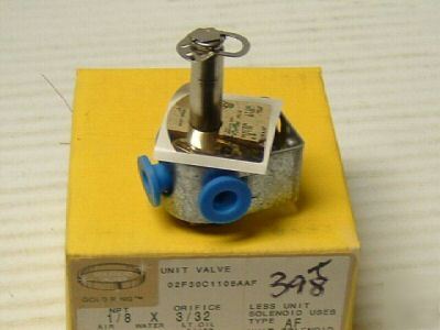 Parker gold ring solenoid unit valve 1/8