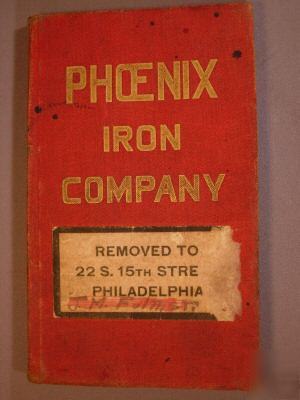 Phoenix iron works phoenixville pa 1915 catalog i beams