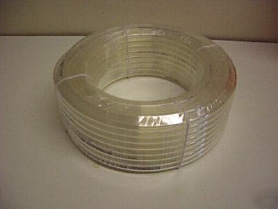 25 metre coil of transparent polyurethane tube 10 x 6.5