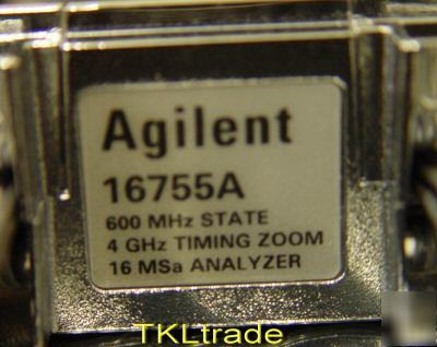 Hp/ agilent 16755A 600MHZ state/4GHZ timing 16MSA 68-ch