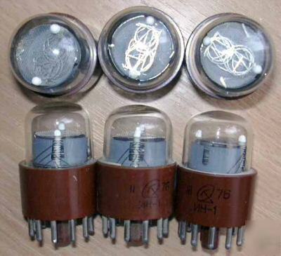 In-1 russian nixie tubes nos lot of 6
