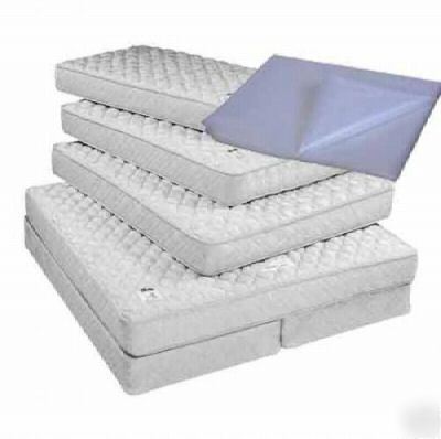 100 - clear 1.5 mil plastic poly full mattress bags