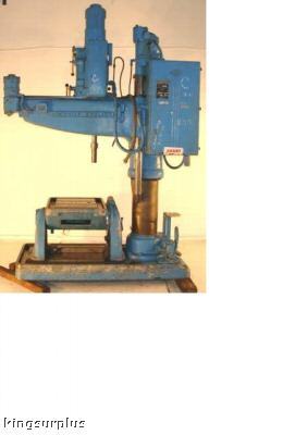 Archdale england radial arm drill press rotating table