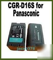 Battery for panasonic cgr-D16S NVDS33 pv-DV100K pv-GS9
